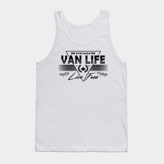Van Life Tank Top by Tshirt Samurai